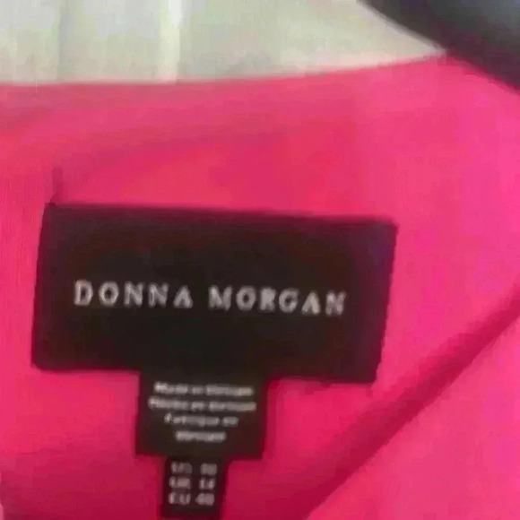 NWT Sz 10 Donna Morgan Mini Dress in pink Item#4W - Picture 7 of 8